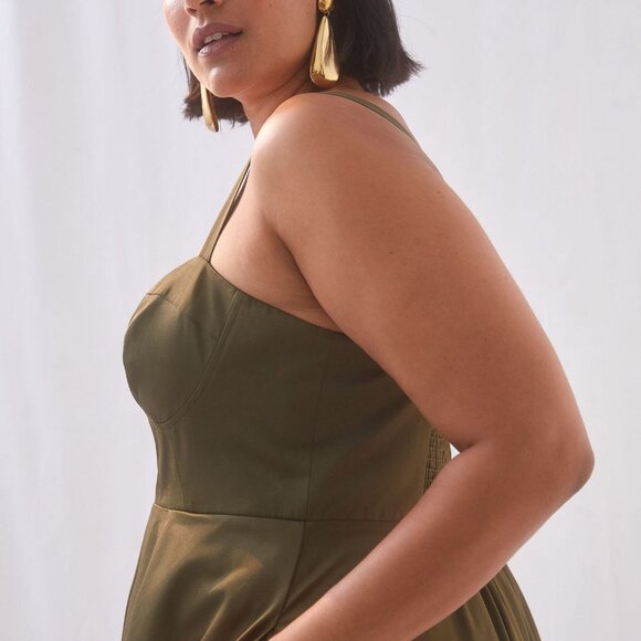 Mare Mare By Anthropologie Ruffled Flounce Maxi Dress Size 1X - Picture 3 of 14